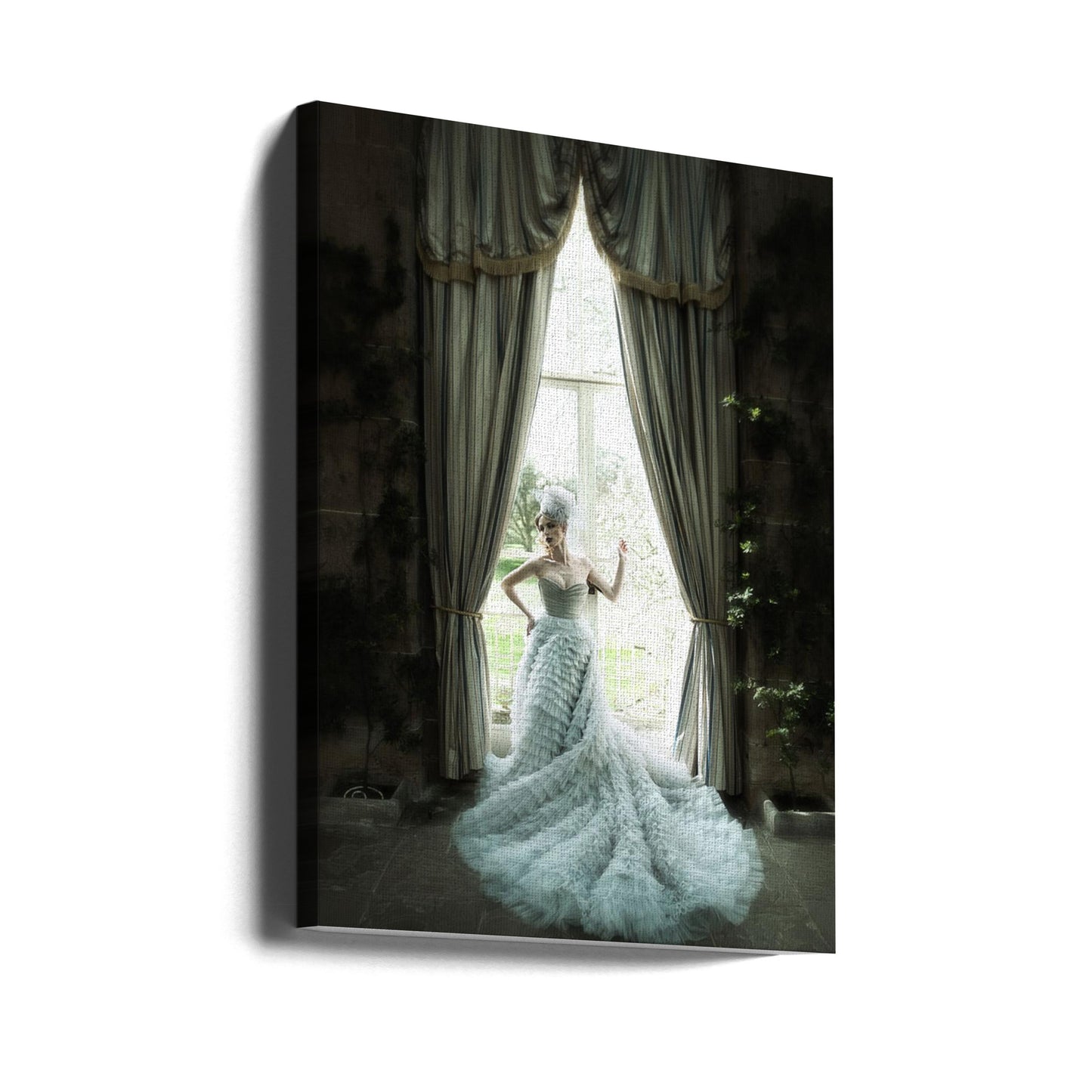 Graues Kleid | Leinwand-Bilder