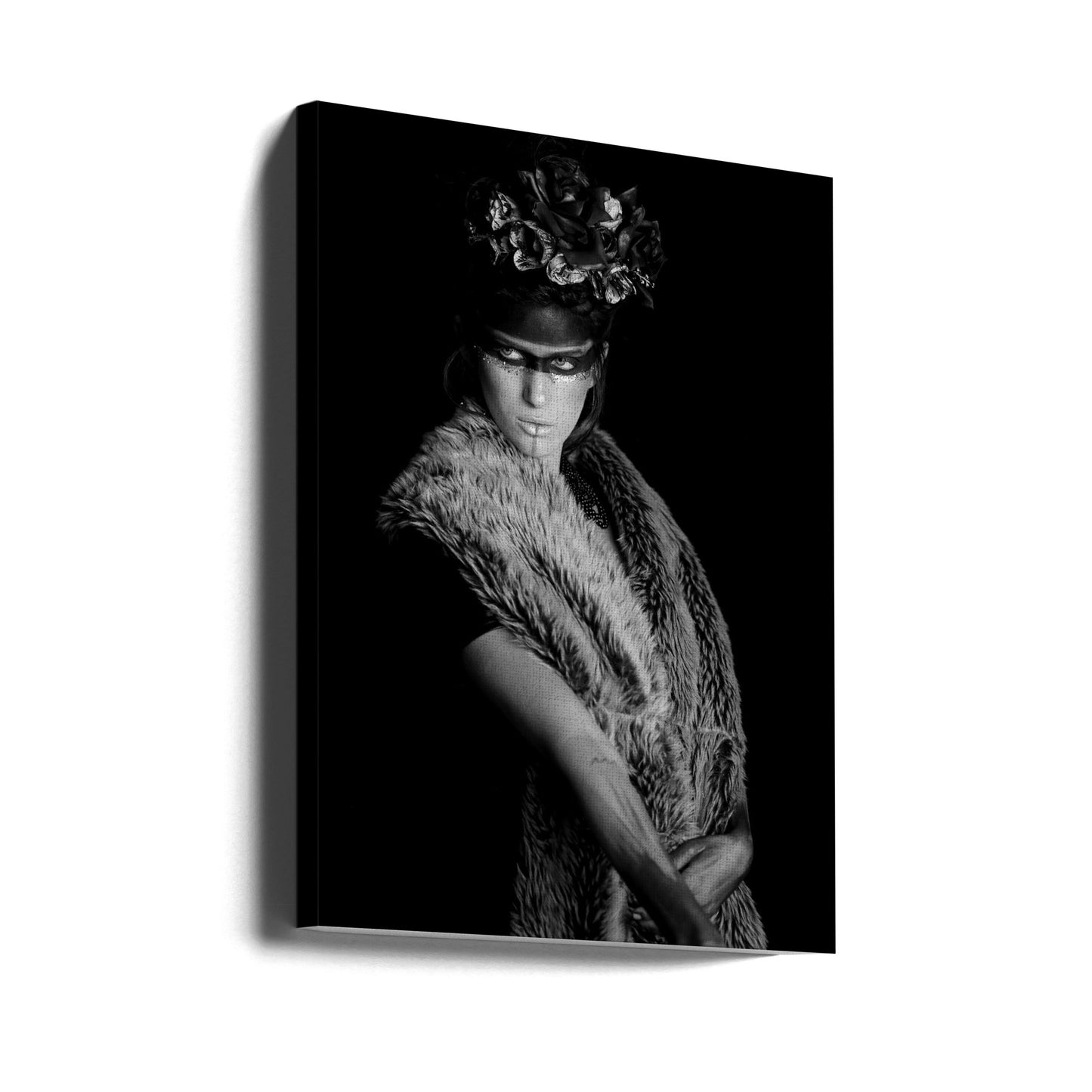 Portrait in Schwarzweiß | Leinwand-Bilder