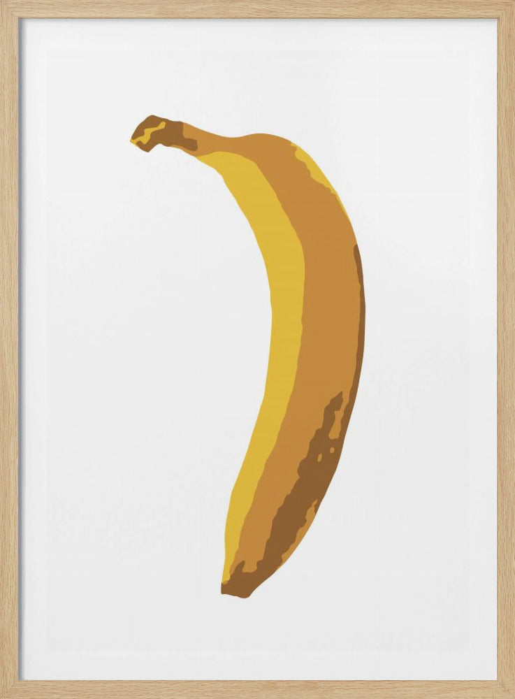 Banana singola | Poster - Stampe d’Arte