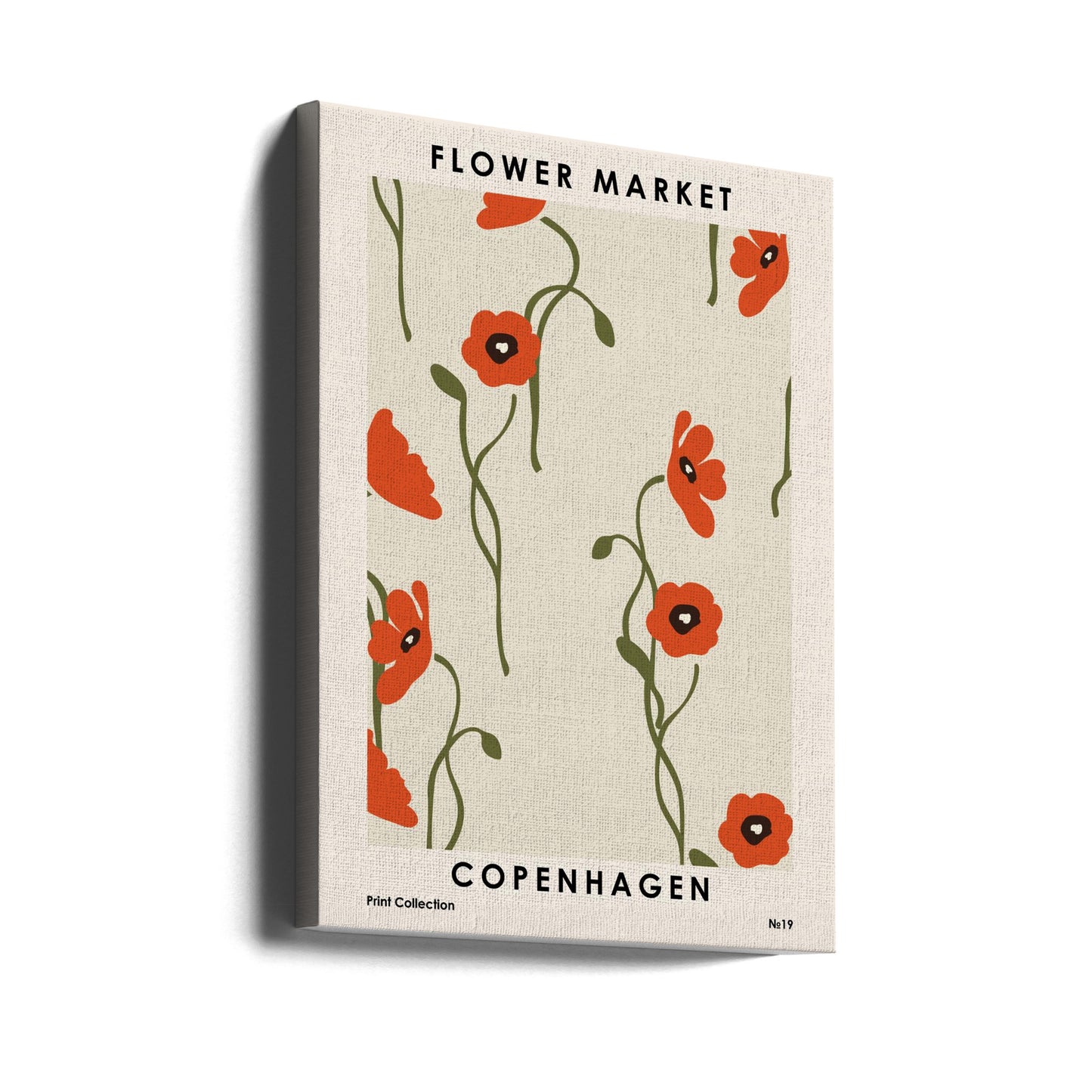 Marché aux fleurs de Copenhague | Tableaux sur Toile