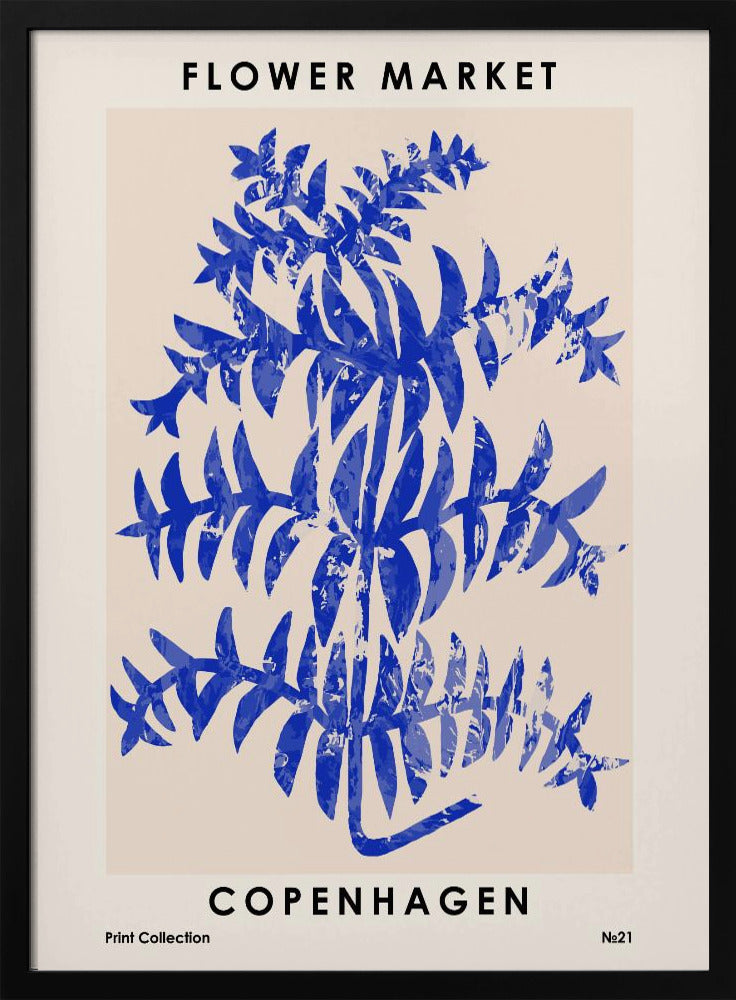 Blumenmarkt. Kopenhagen | Poster - Kunstdruck