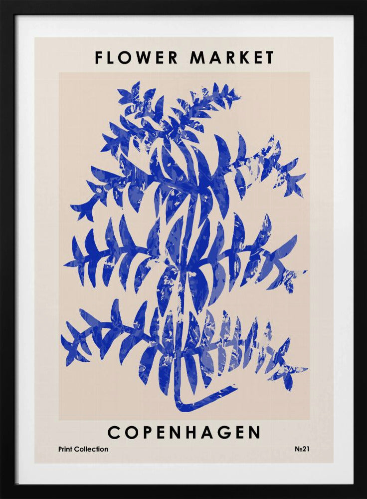 Blumenmarkt. Kopenhagen | Poster - Kunstdruck