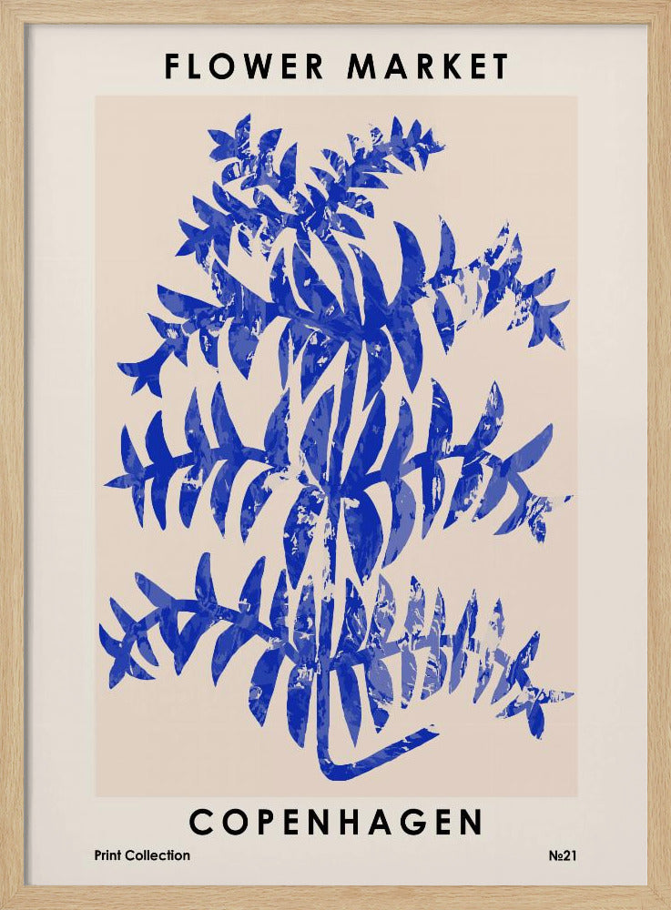 Blumenmarkt. Kopenhagen | Poster - Kunstdruck
