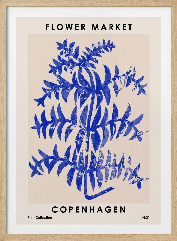 Blumenmarkt. Kopenhagen | Poster - Kunstdruck