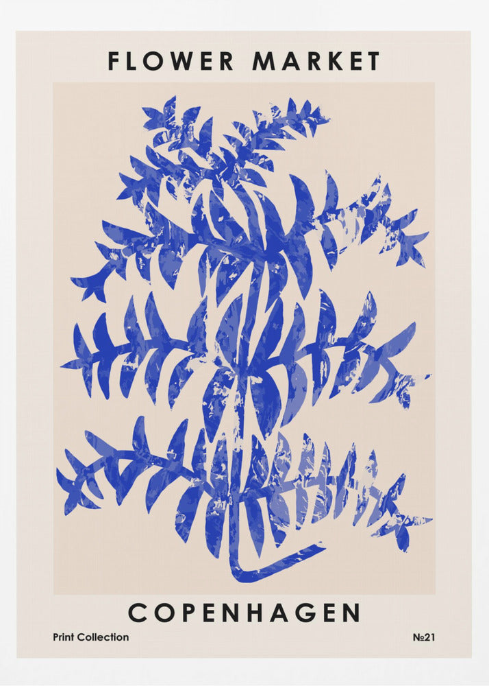Blumenmarkt. Kopenhagen | Poster - Kunstdruck