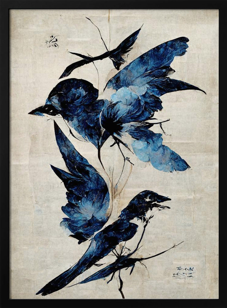 Azurblauer Flug | Poster