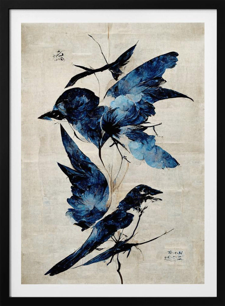 Azurblauer Flug | Poster