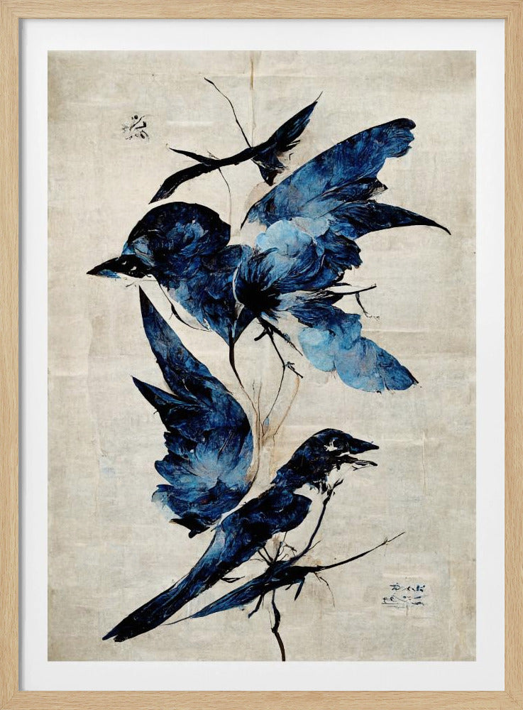 Azurblauer Flug | Poster