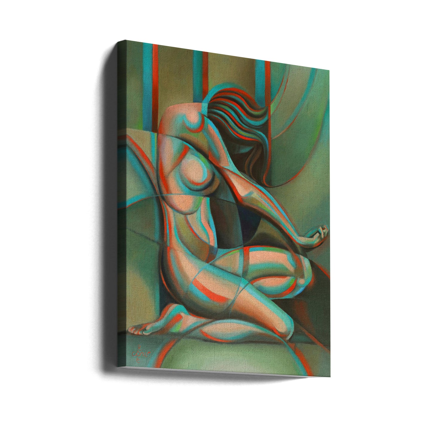 Roundisme anaglyphique-12-05-22 | Tableaux sur Toile