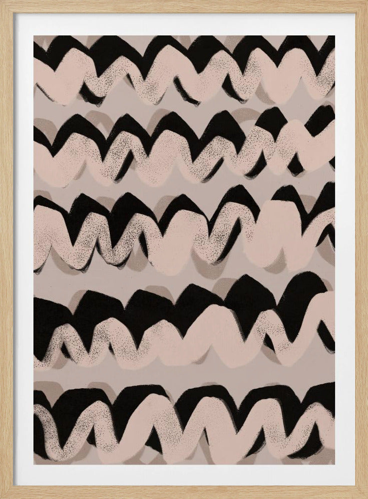 Zickzack-Wandteppich | Poster