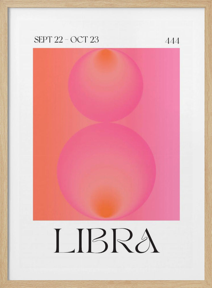 Libra's Dual Glow | Poster