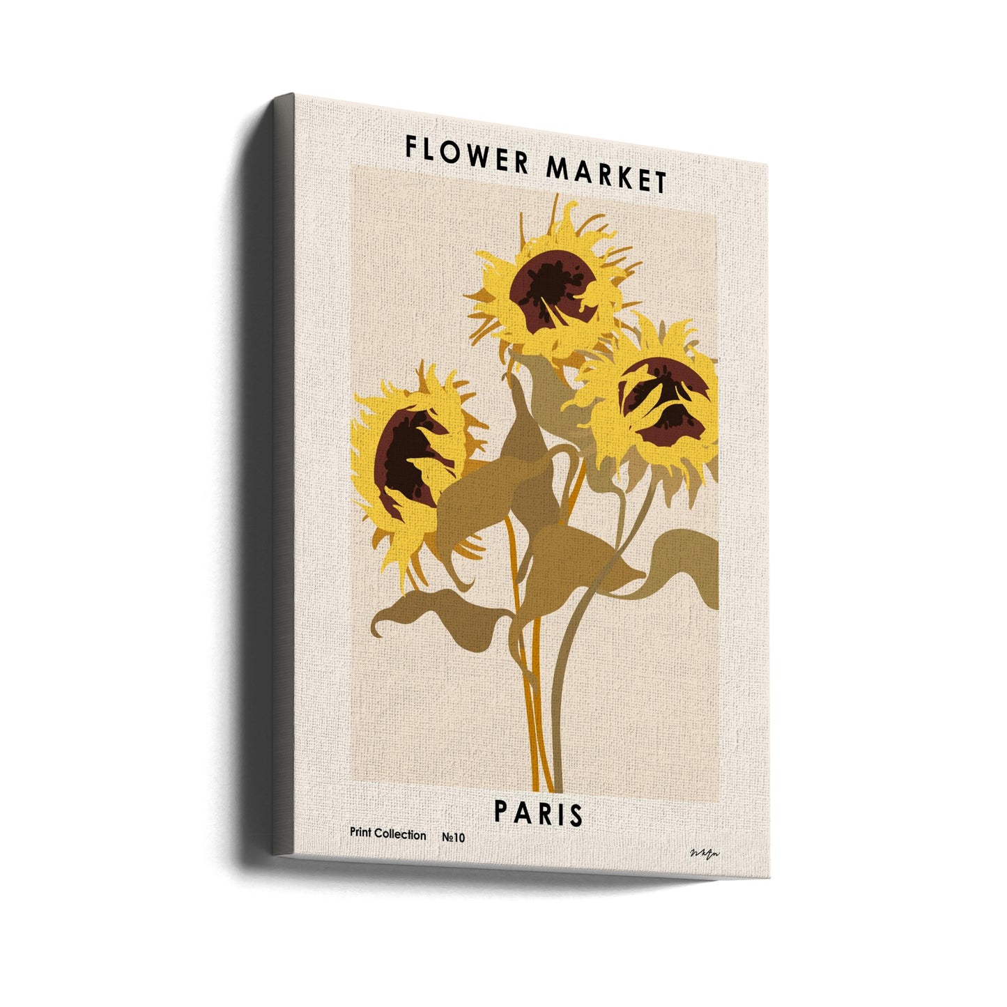 Mercado de las Flores. París | Impresiones en Lienzo