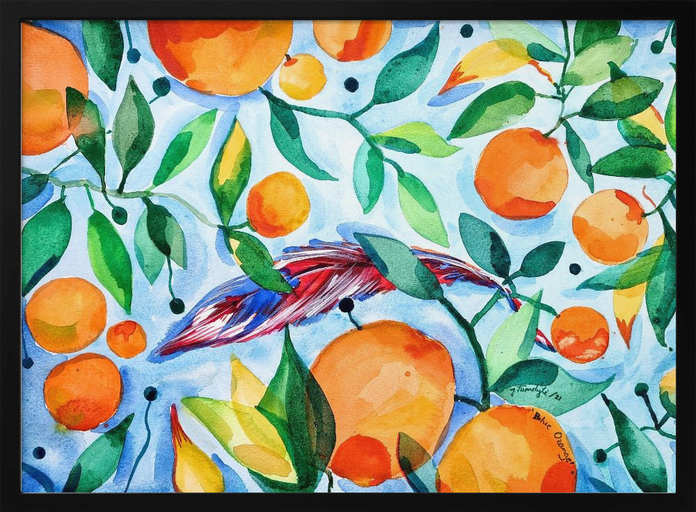 Orange Blå | Poster