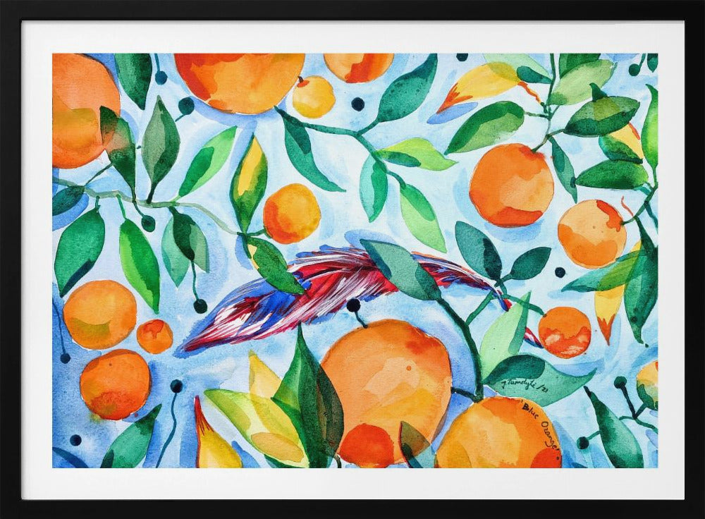 Orange Blå | Poster