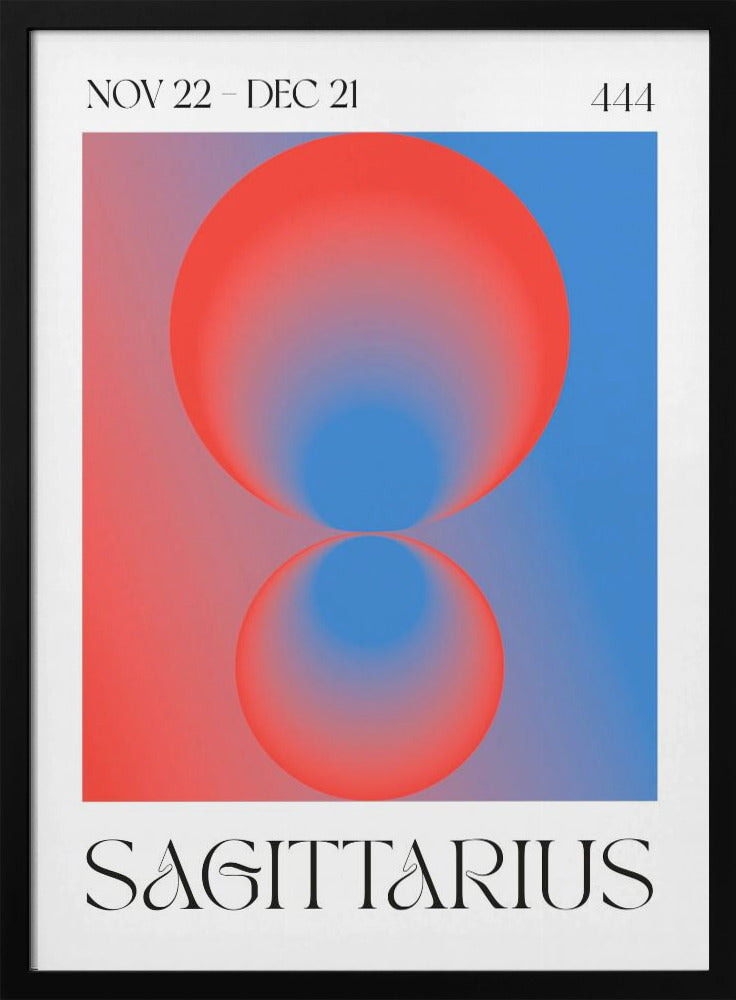 Modern Sagittarius Design | Poster