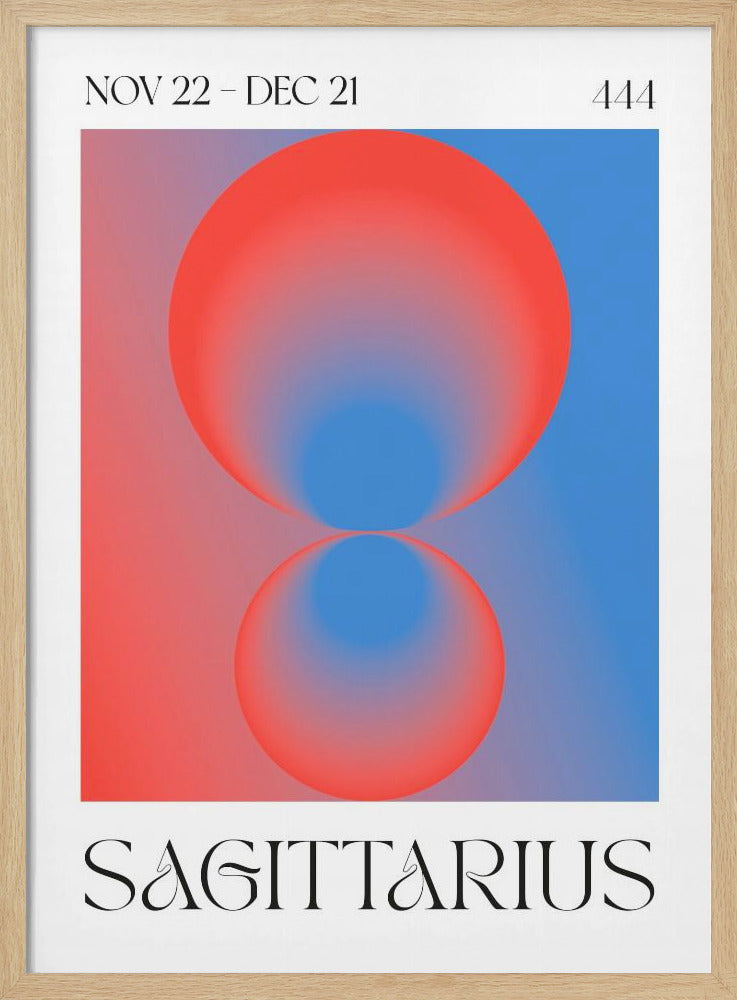 Modern Sagittarius Design | Poster