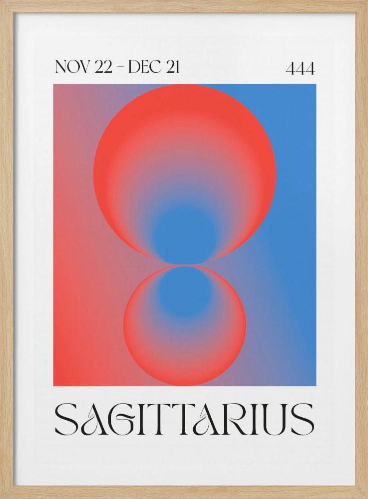 Modern Sagittarius Design | Poster
