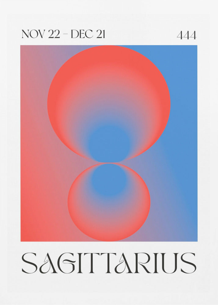 Modern Sagittarius Design | Poster