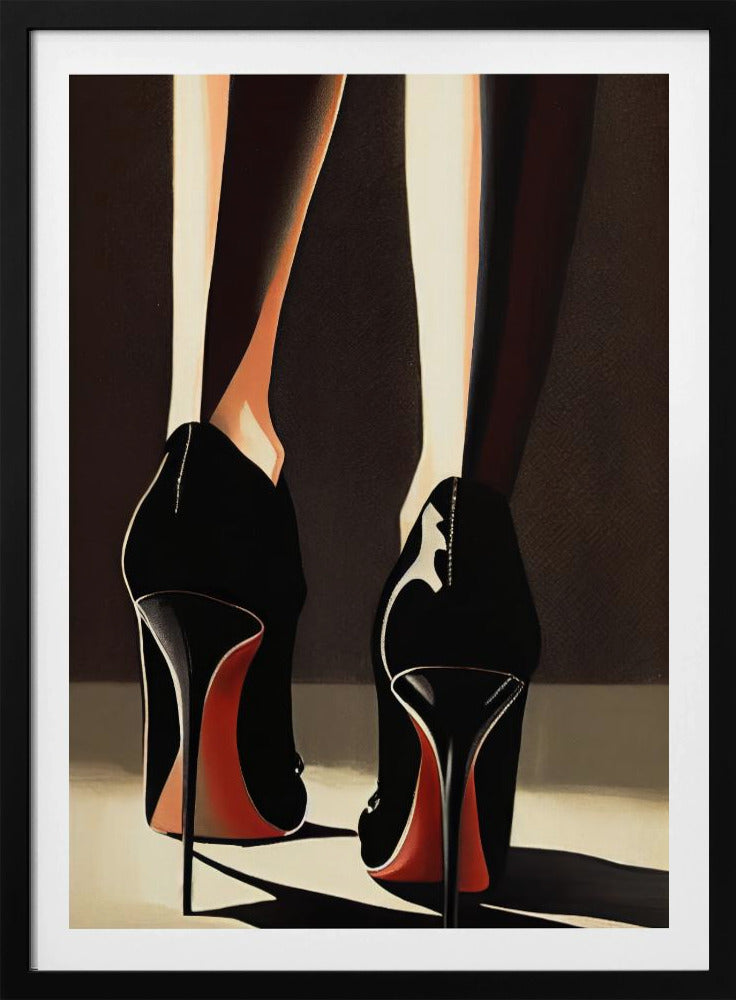 Snygg stiletto-strut | Poster