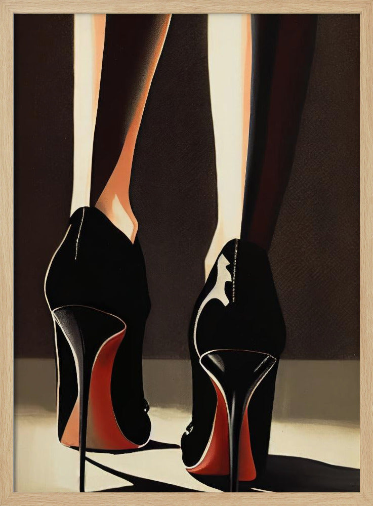 Snygg stiletto-strut | Poster