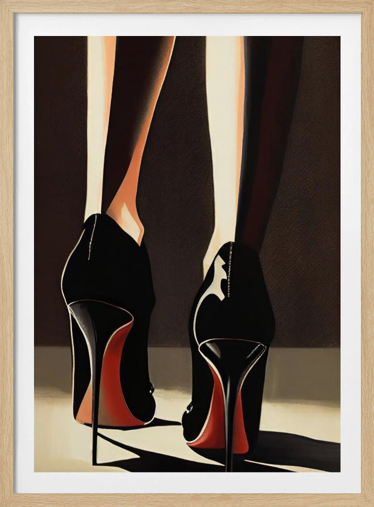 Snygg stiletto-strut | Poster