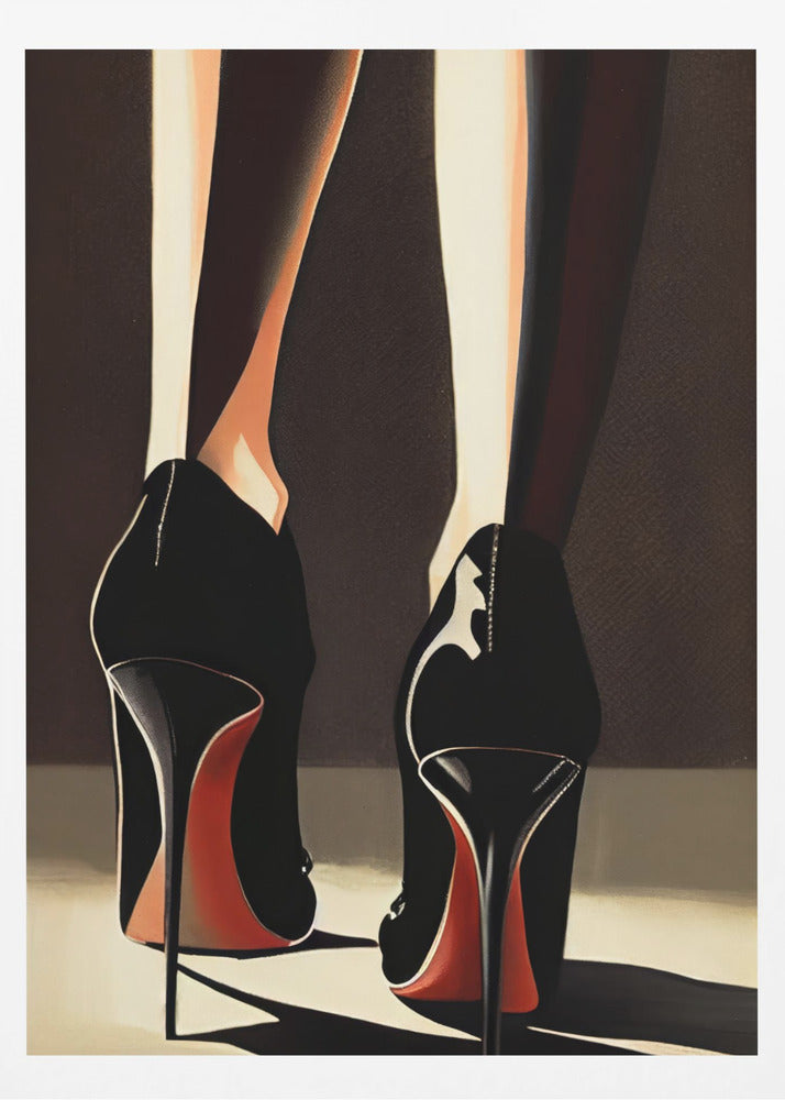 Snygg stiletto-strut | Poster