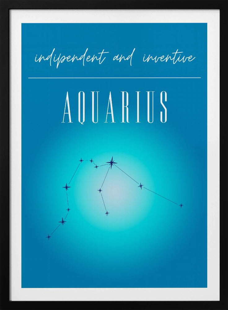 Aquarius Zodiac Print Art | Poster