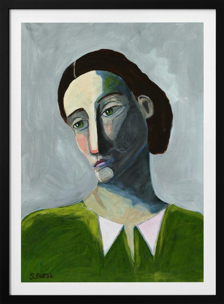 Mujer esperando | Posters - Impresiones de Arte