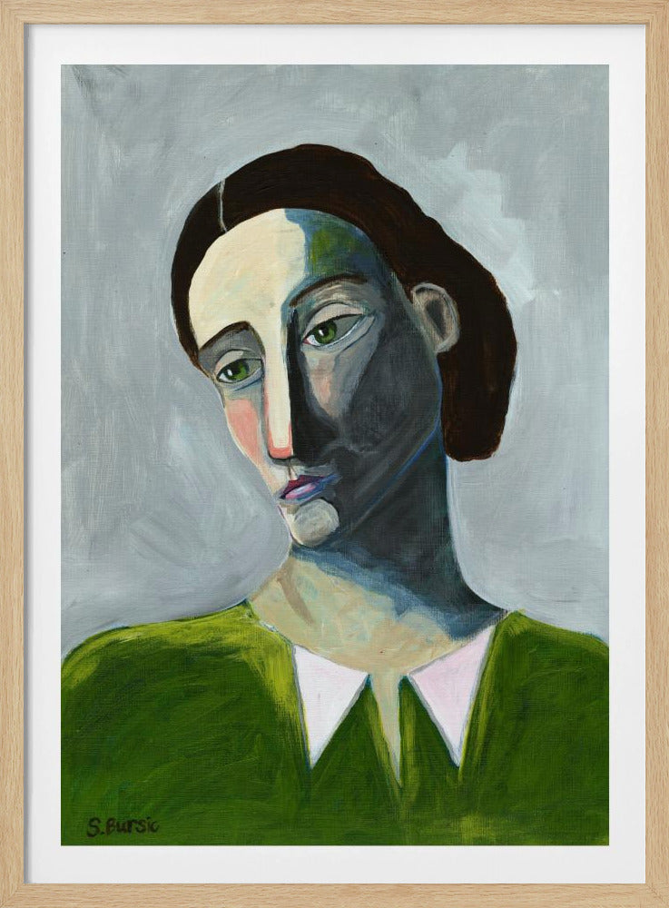 Mujer esperando | Posters - Impresiones de Arte