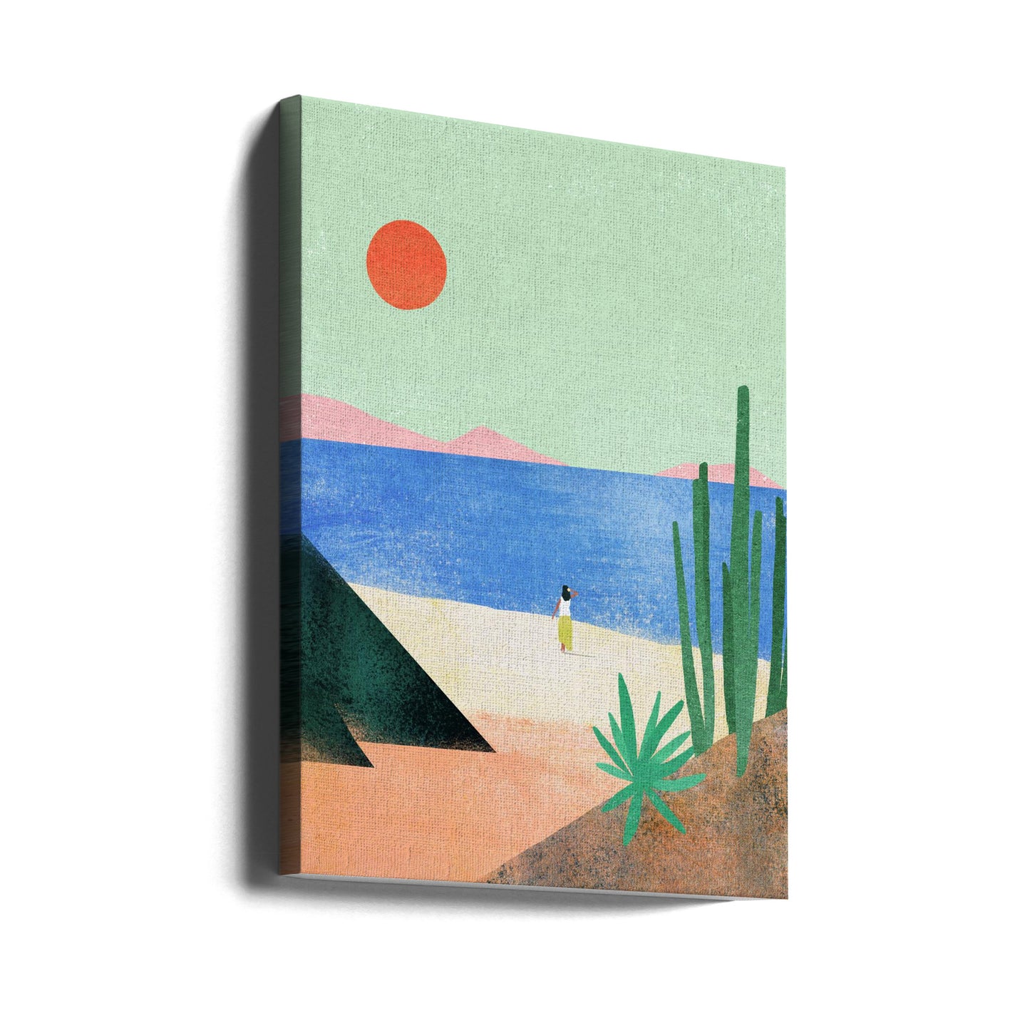 Chica de playa ii | Impresiones en Lienzo