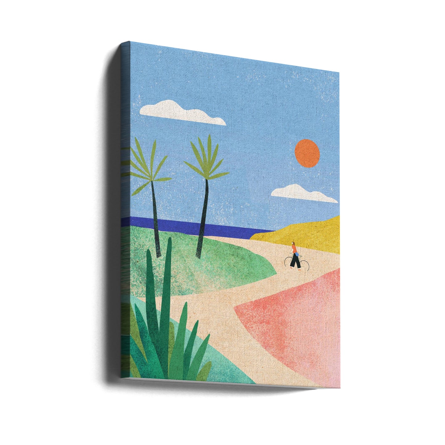 Fille de plage | Tableaux sur Toile