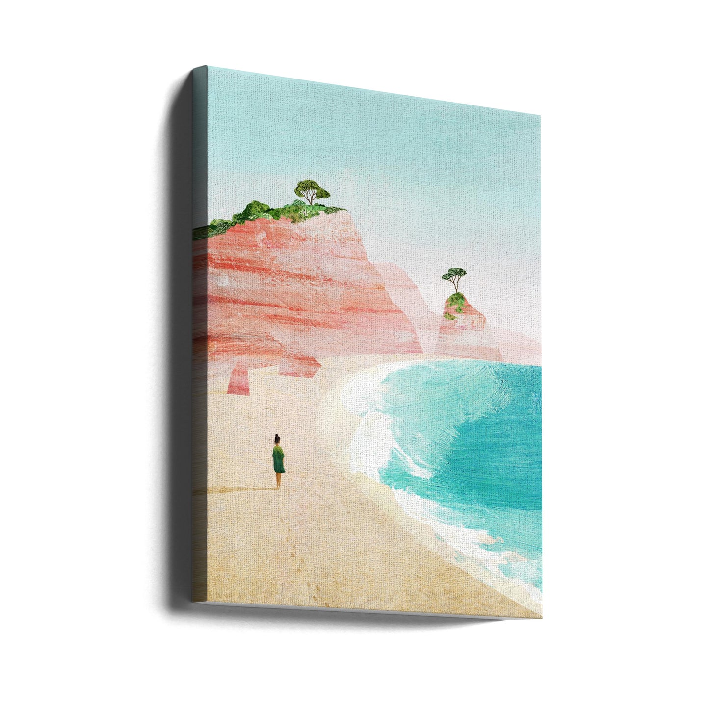Fille de la plage IV | Tableaux sur Toile
