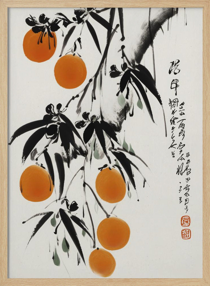 Japanilaiset appelsiinit | Julisteet - Taidevedokset