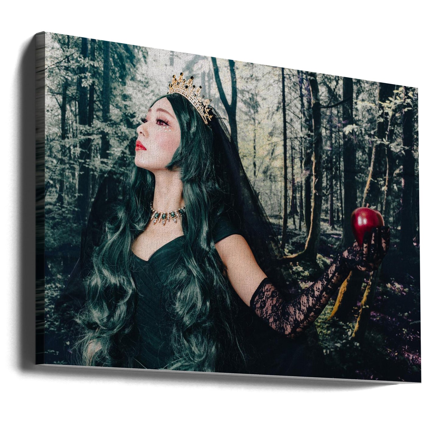 The magic red apple. | Canvas