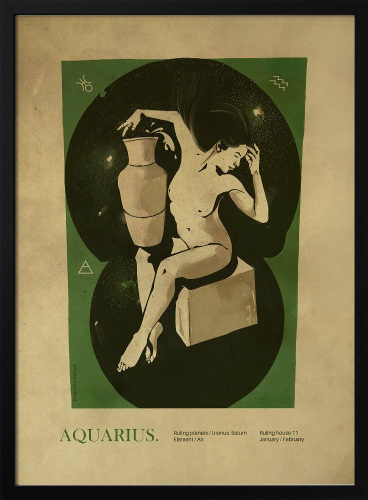 Aquarius print | Poster