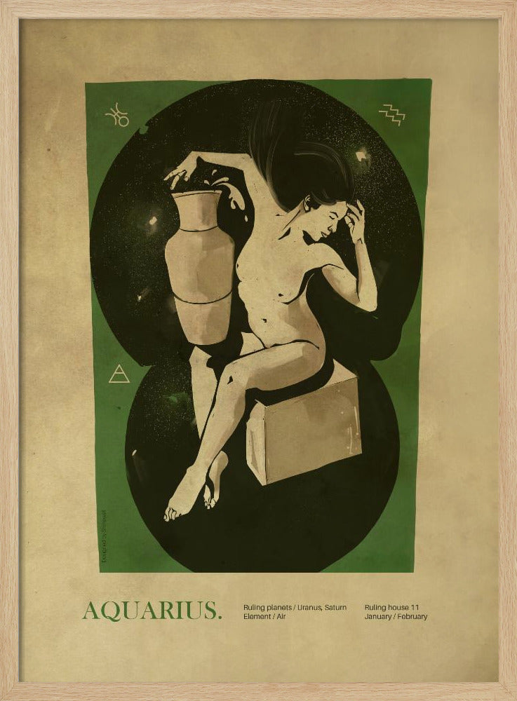 Aquarius print | Poster