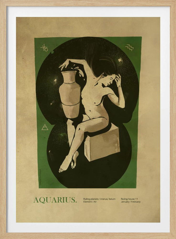 Aquarius print | Poster
