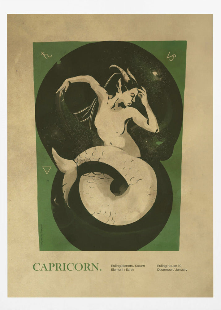 Steinbock-Druck | Poster