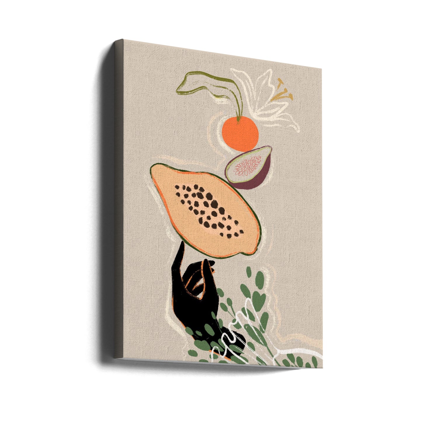 Balancing Fruits | Canvas