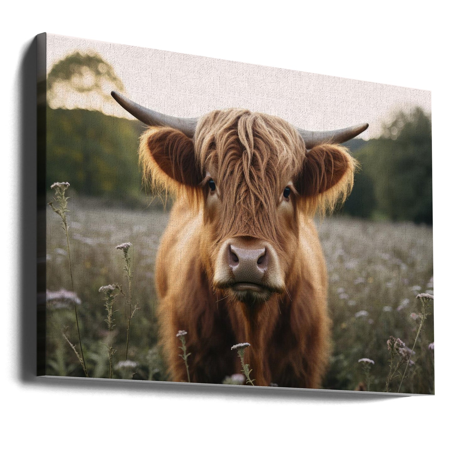 Höglandskon | Canvas