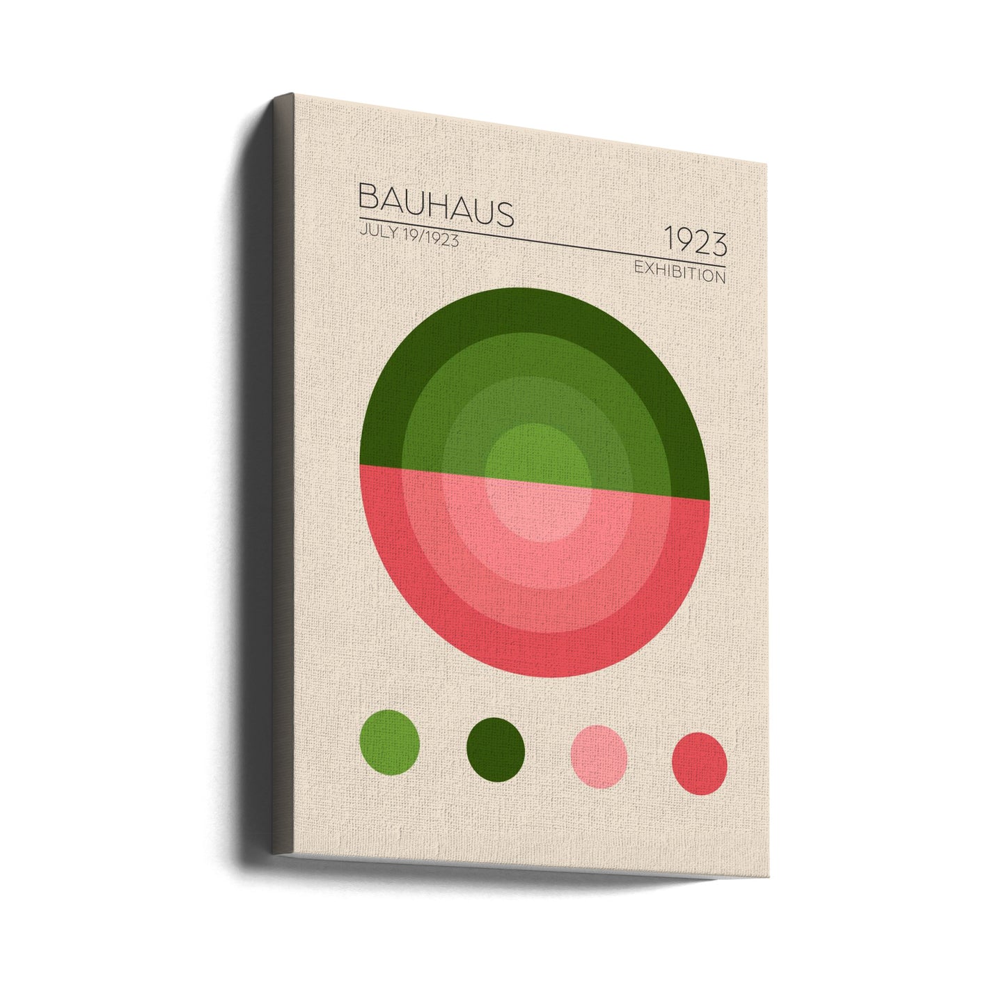 Apartamento Verde Bauhaus | Impresiones en Lienzo