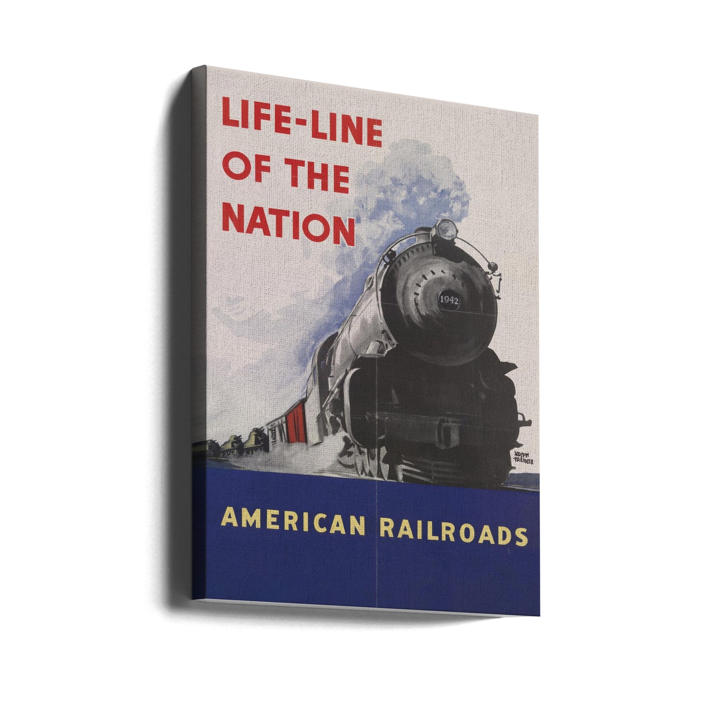 Ferrovie americane: la linfa vitale della nazione | Stampe su Tela
