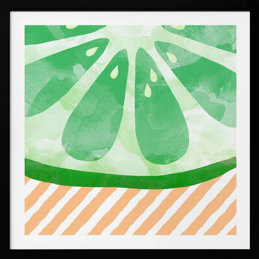 Lime Abstrakt | Poster