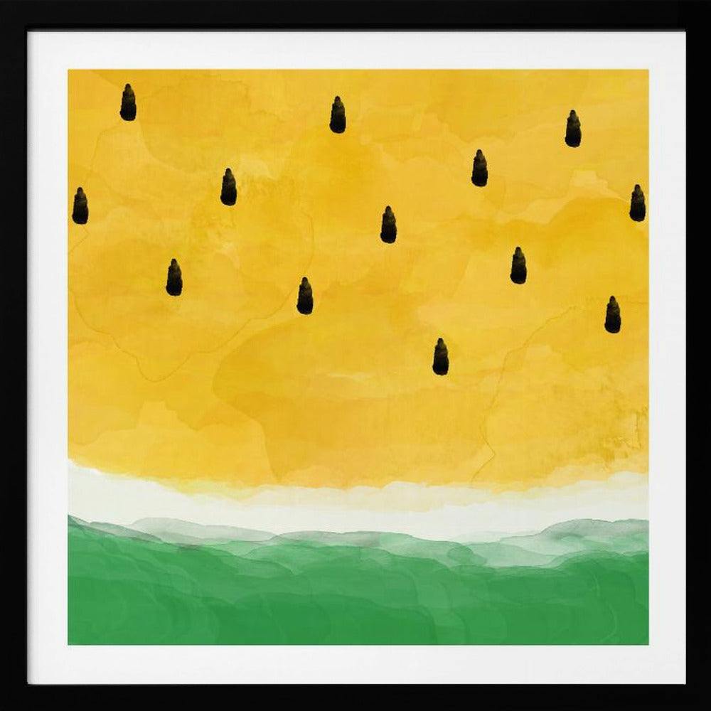 Gul vattenmelon | Poster