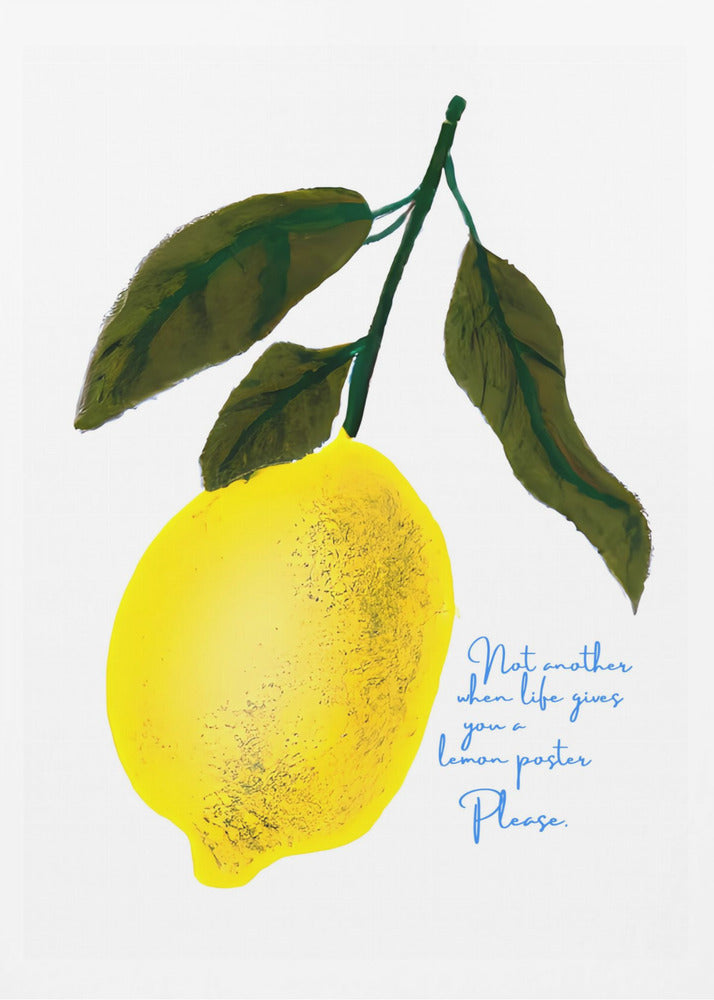 Not Antoher Lemon | Poster