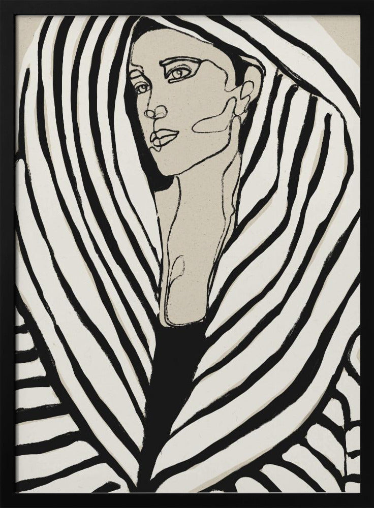 Striped Coat | Poster