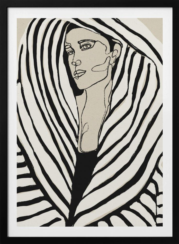 Striped Coat | Poster