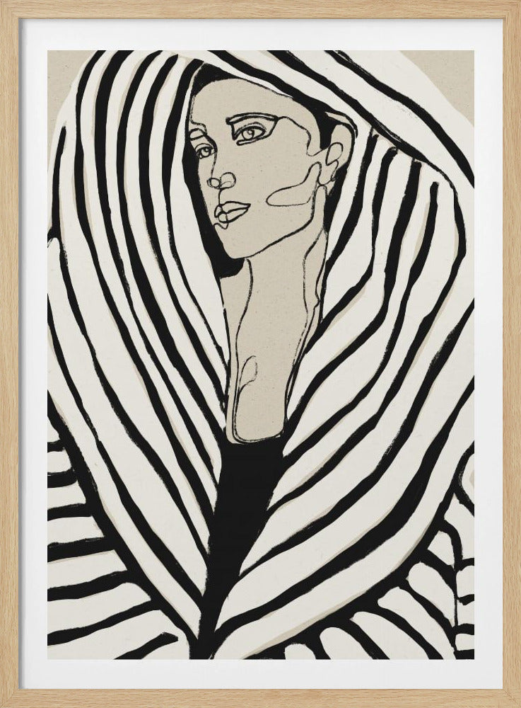 Striped Coat | Poster