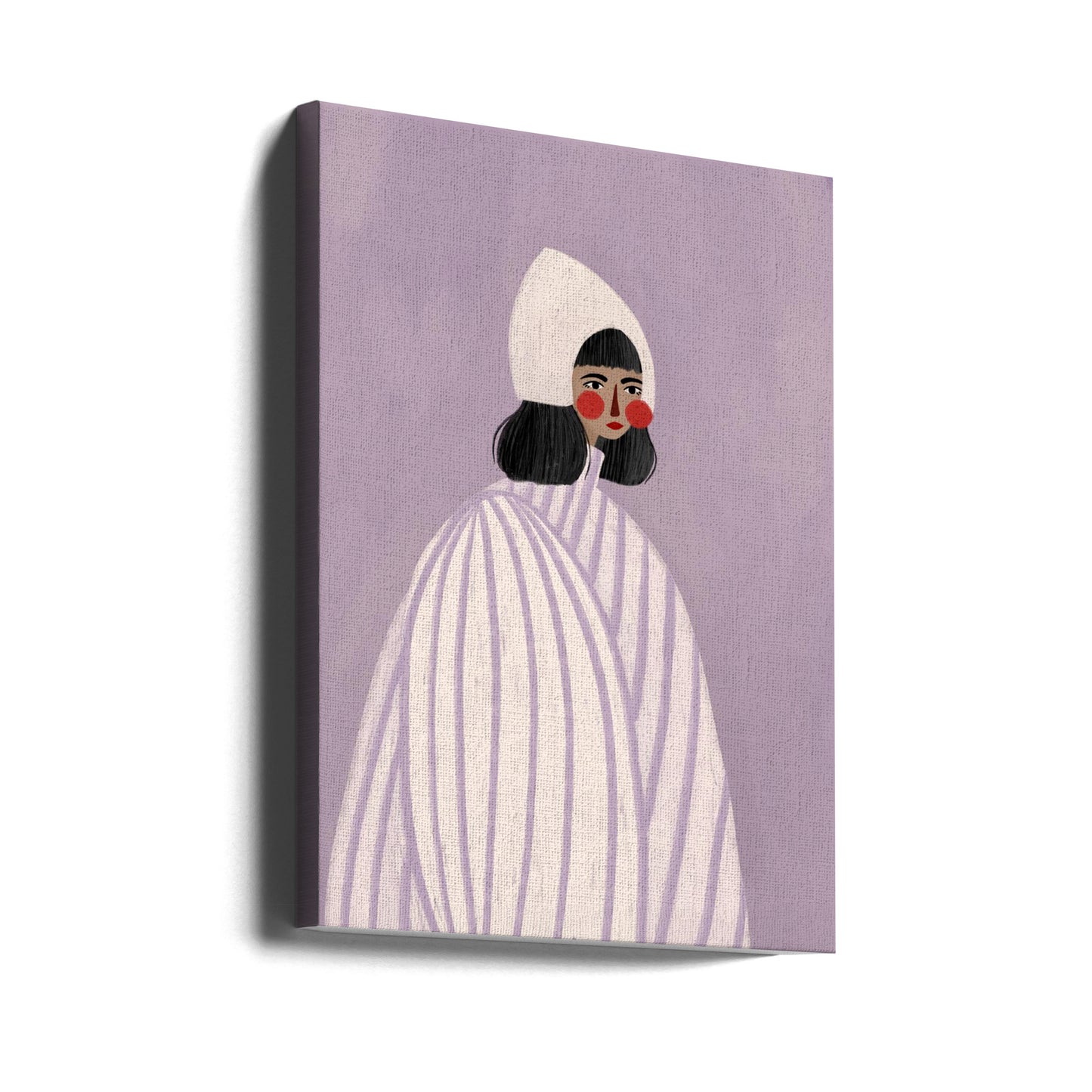 The Woman With the White Hat | Canvas