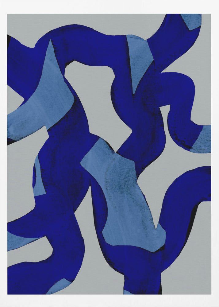 Abstract Brush Strokes 65X | Poster
